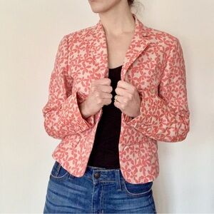 J. Crew Pink Floral Women's Blazer